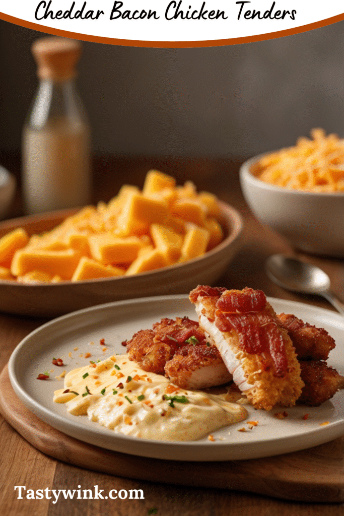 Cheddar Bacon Chicken Tenders