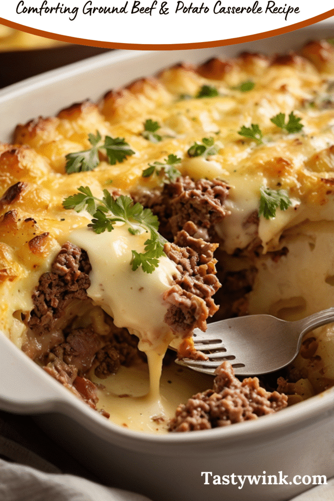 Comforting Ground Beef & Potato Casserole Recipe