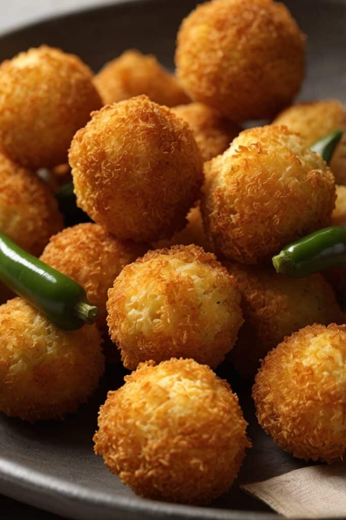 Air Fryer Jalapeno Poppers Cheese Balls