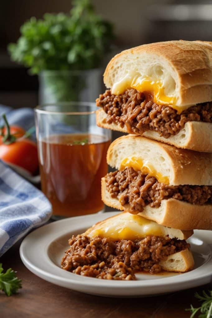 Garlic Bread Sloppy Joes