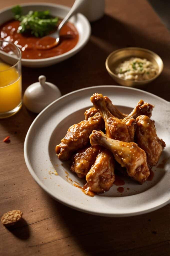 Creamy Alfredo Chicken Wings with a Spicy Twist