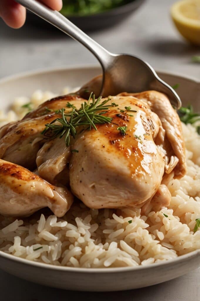 One-Pan Creamy Parmesan Chicken & Rice