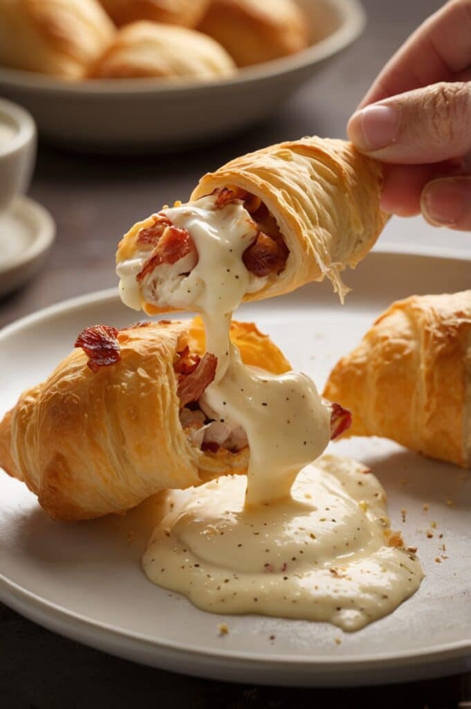 Crispy Chicken Bacon Ranch Crescent Rolls Recipe
