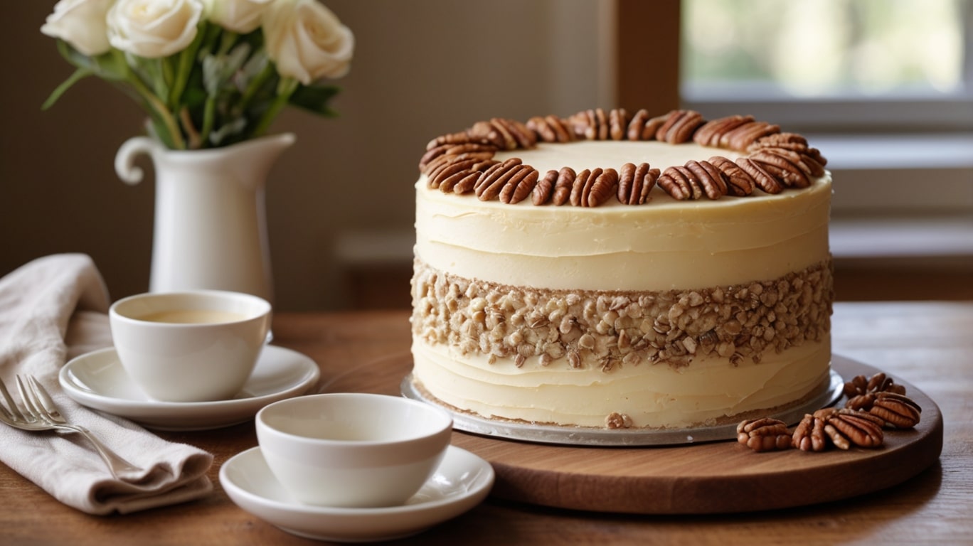 Decadent Butter Pecan Cake Recipe