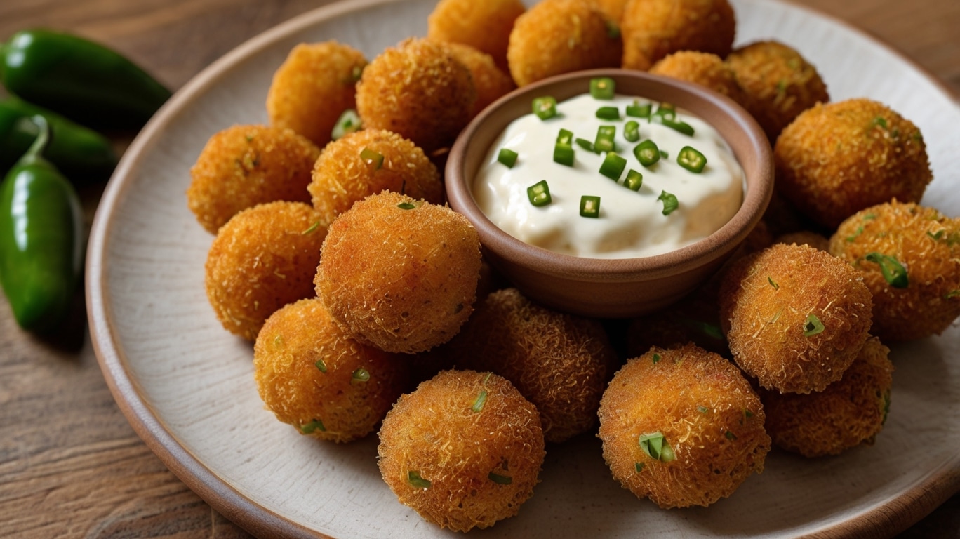 Air Fryer Jalapeno Poppers Cheese Balls