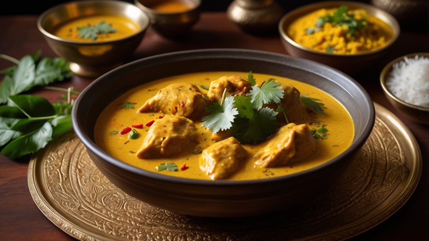 Authentic Kerala Coconut Chicken Curry