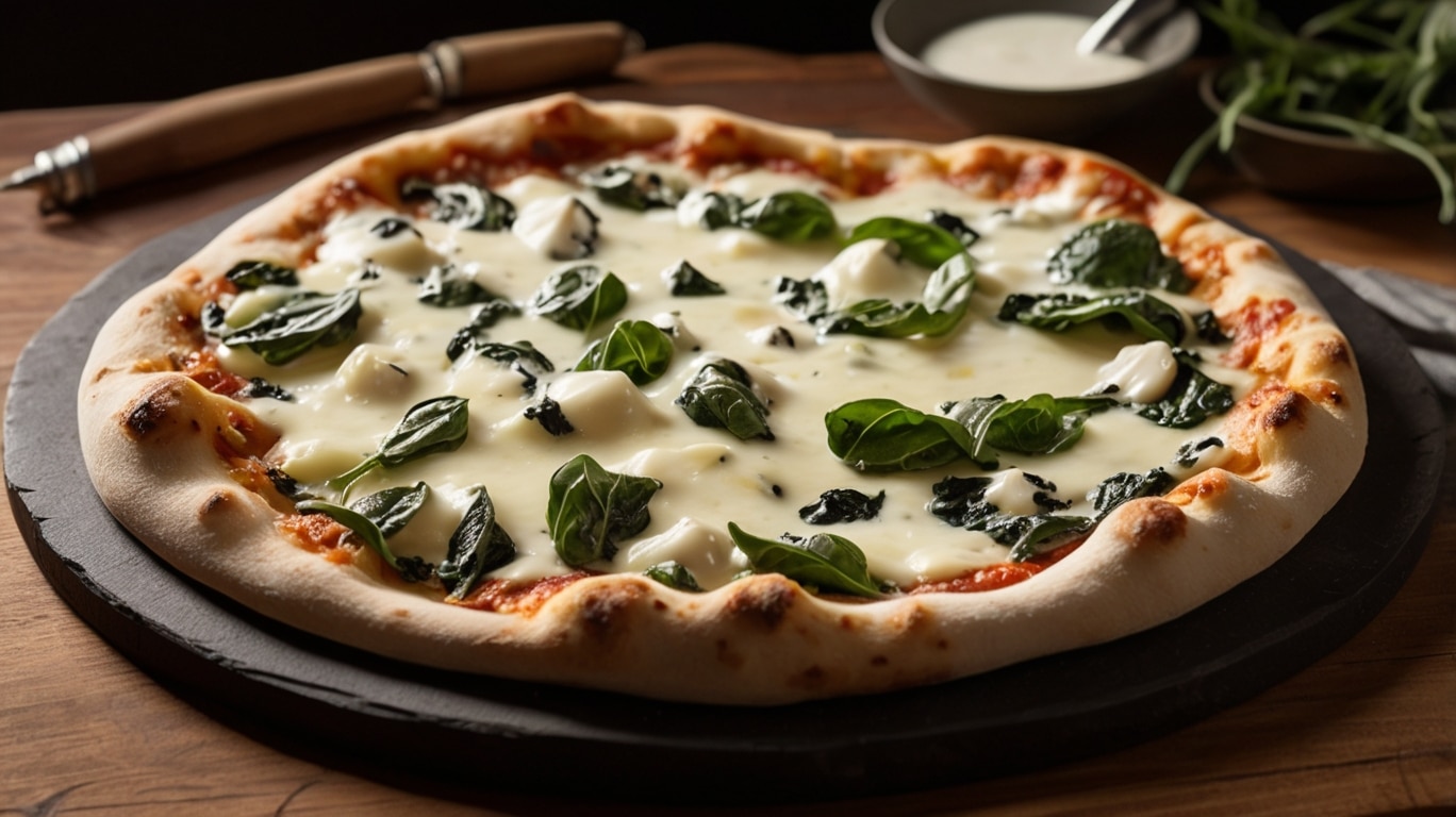 Savory Roasted Garlic White Chicken Pizza