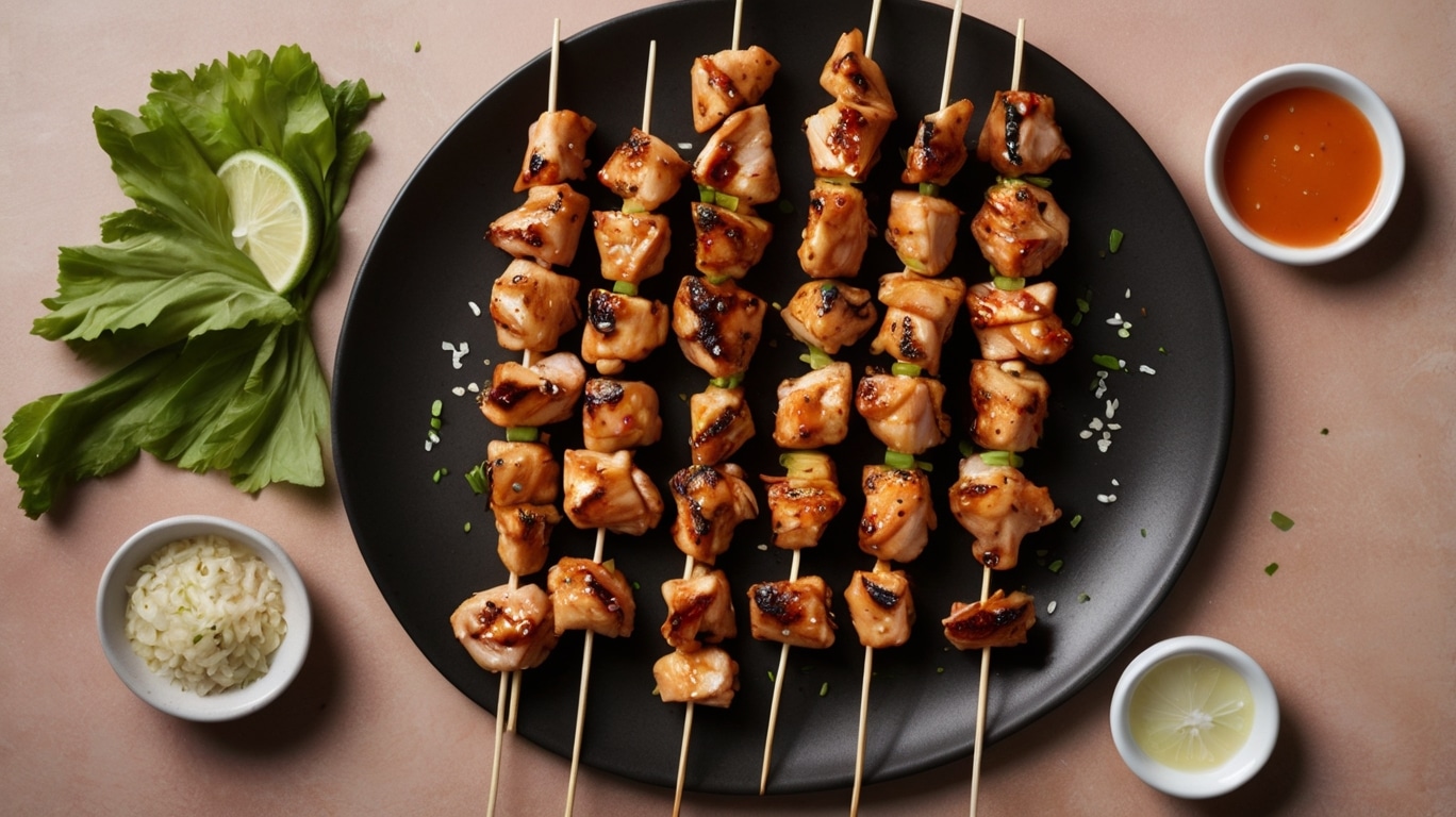 Bang Bang Chicken Skewers