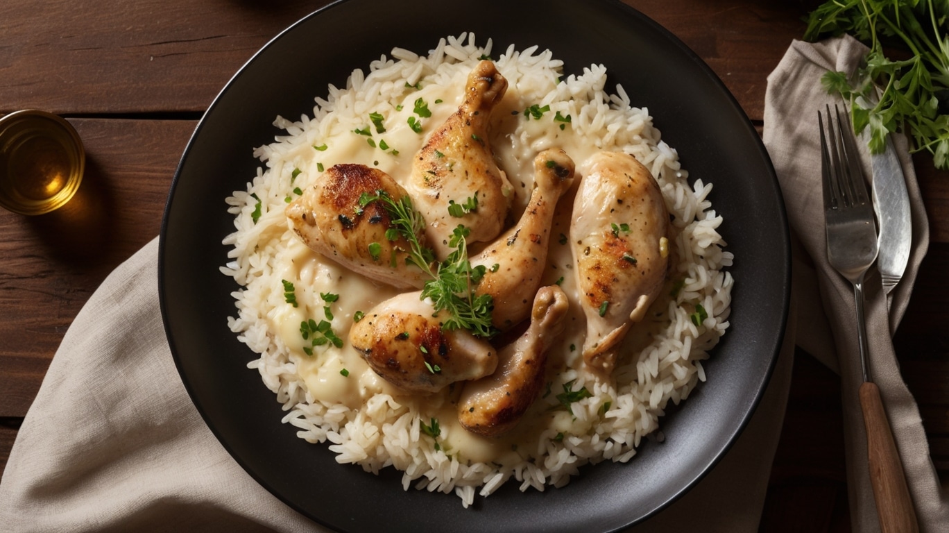 One-Pan Creamy Parmesan Chicken & Rice