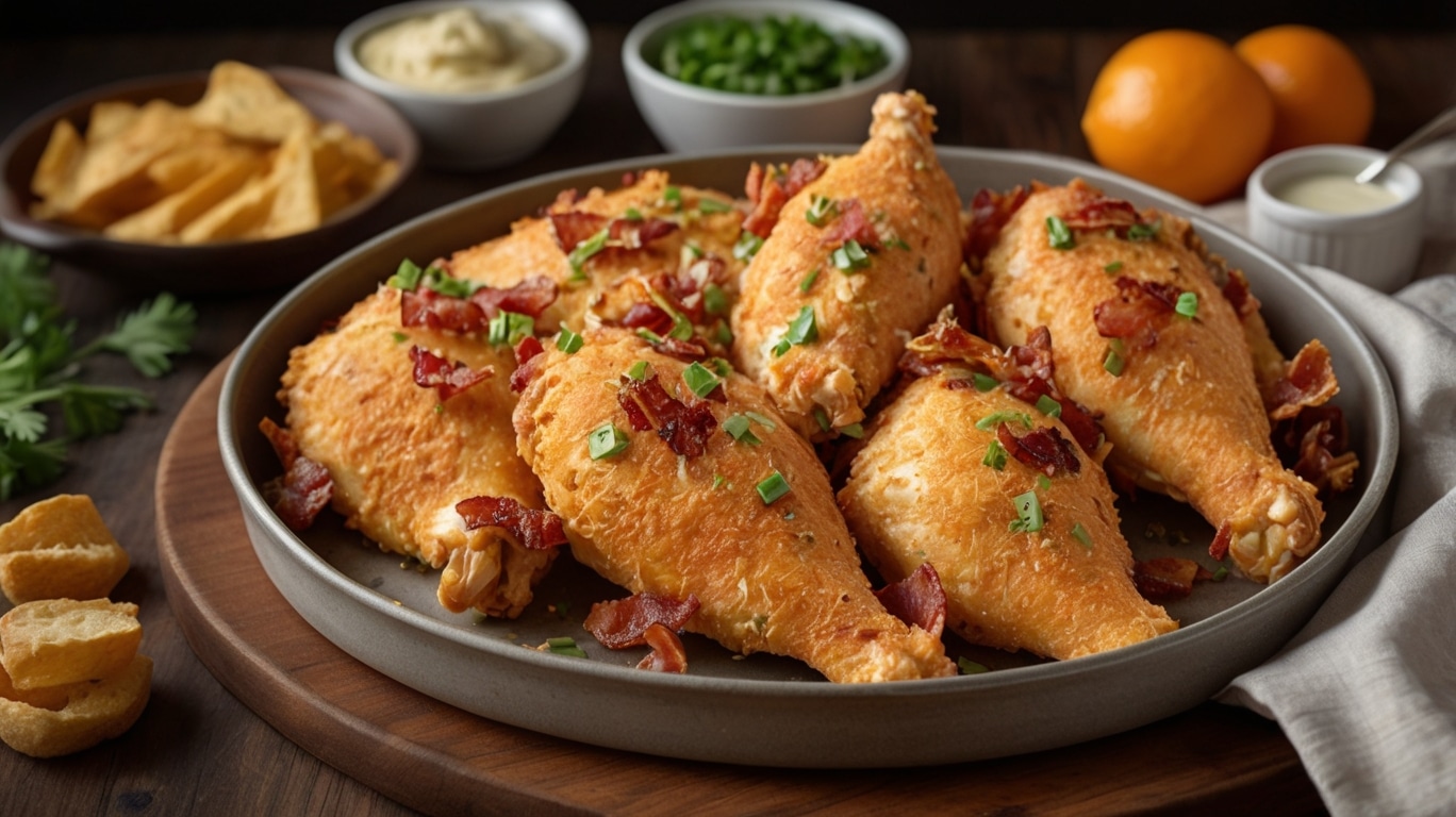 Cream Cheese and Bacon Stuffed Doritos Chicken
