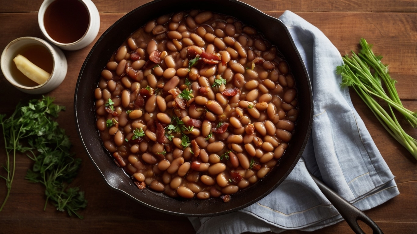 Southern Homemade Baked Beans with Bacon Recipe