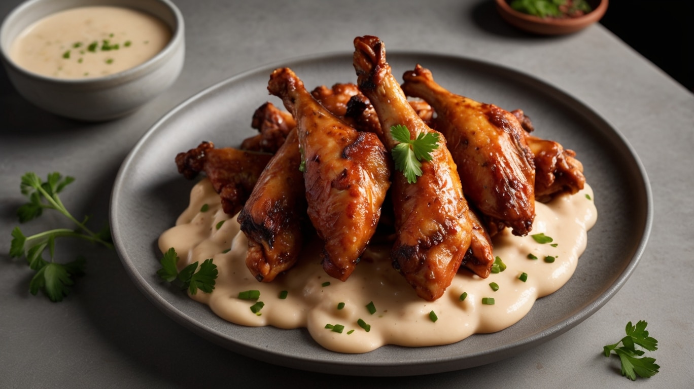Creamy Alfredo Chicken Wings with a Spicy Twist