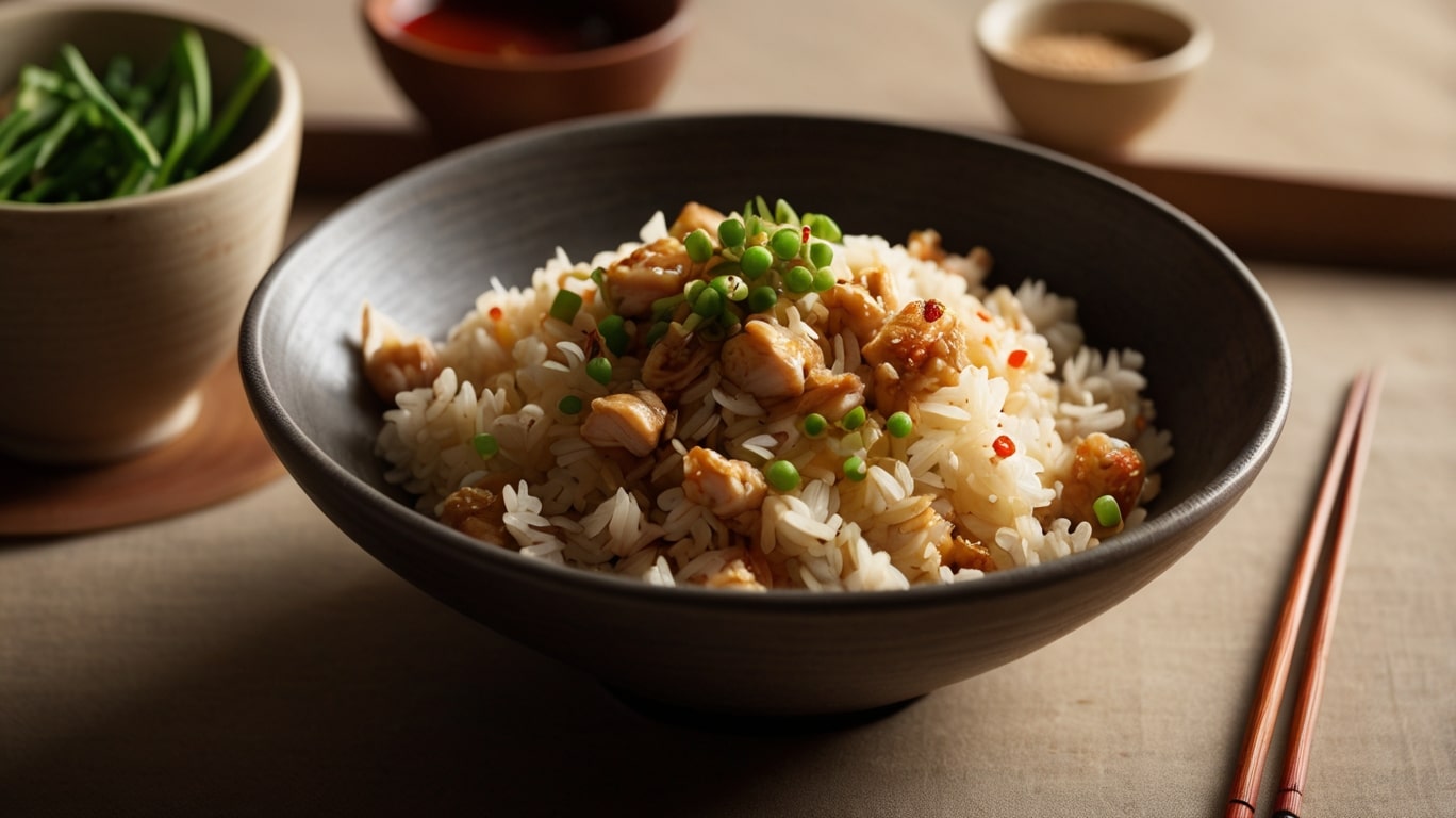 Garlic Chicken Fried Rice