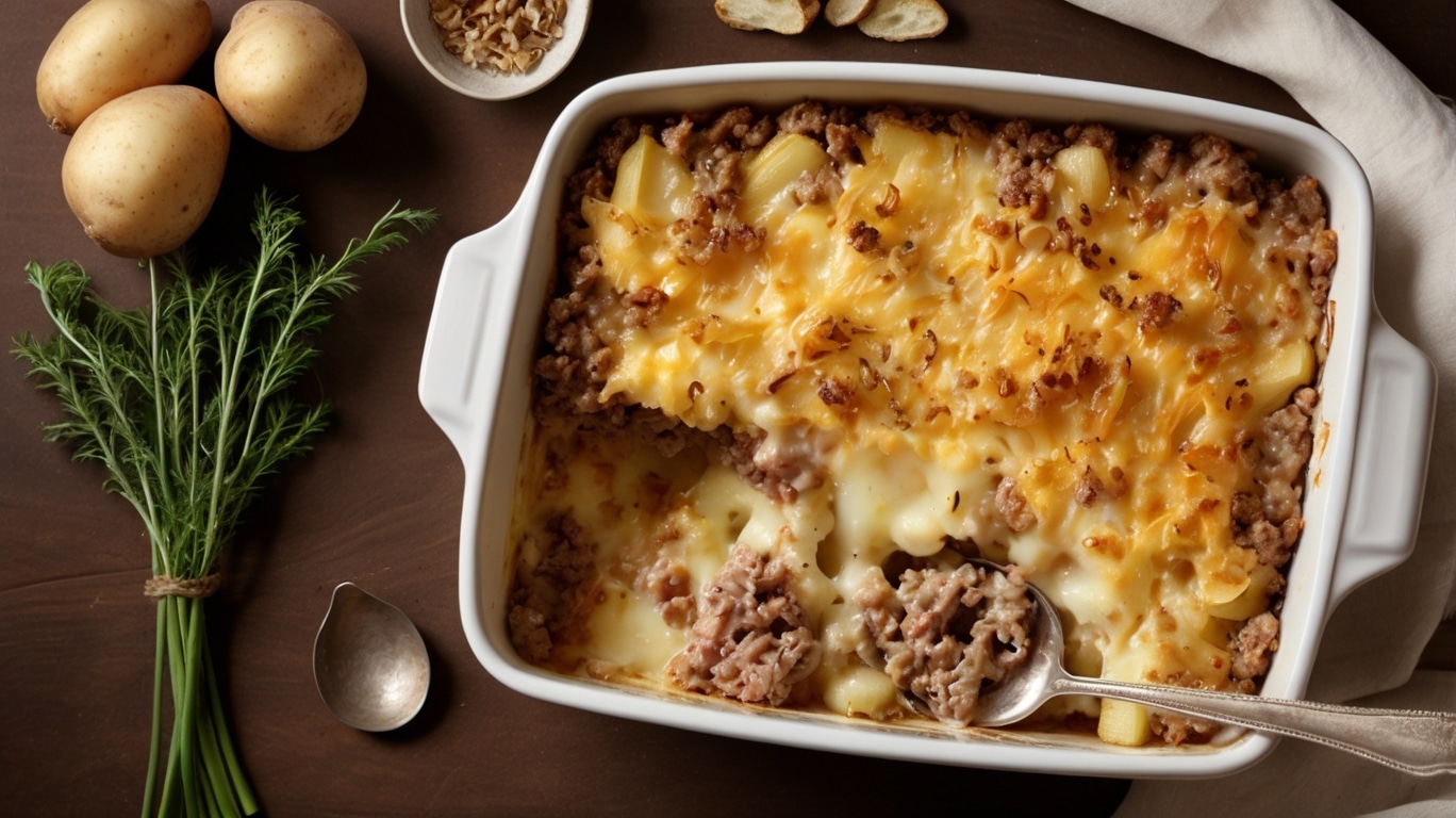 Comforting Ground Beef & Potato Casserole Recipe