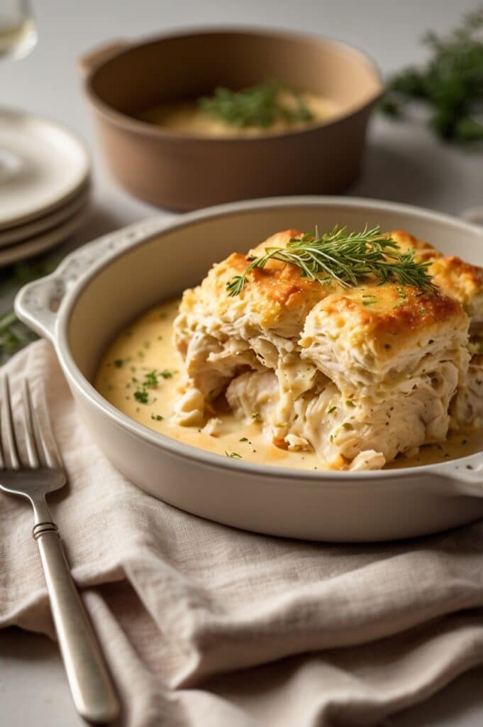 Tastywink.com
Creamy Chicken Bubble Biscuit Bake Casserole