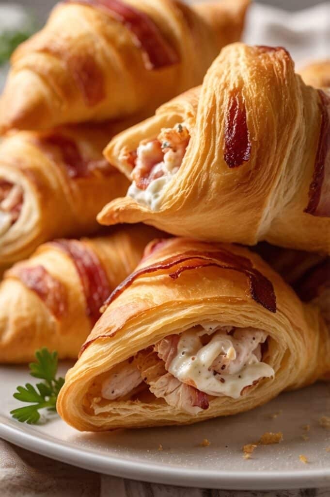 Crispy Chicken Bacon Ranch Crescent Rolls Recipe
