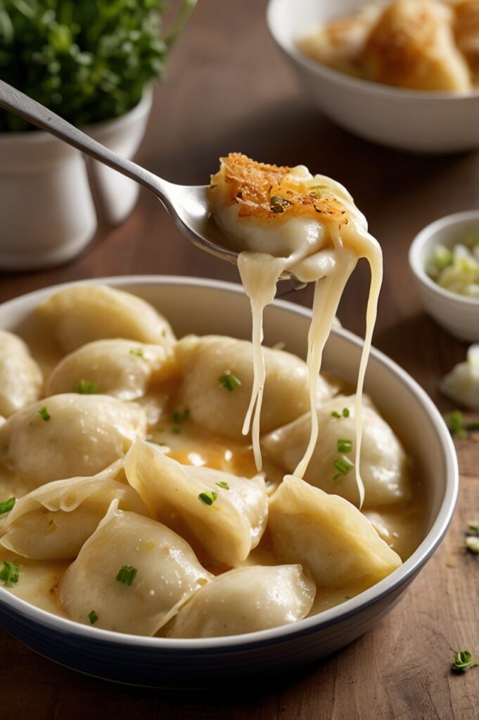 Easy & Cheesy Pierogi Casserole Recipe