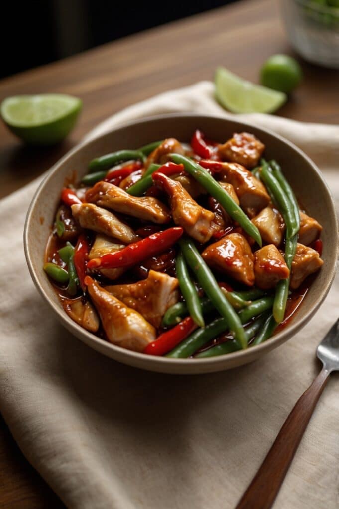 Thai Chicken Stir Fry with Green Beans