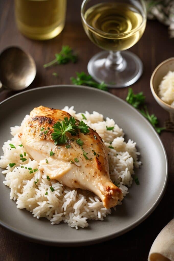 One-Pan Creamy Parmesan Chicken & Rice