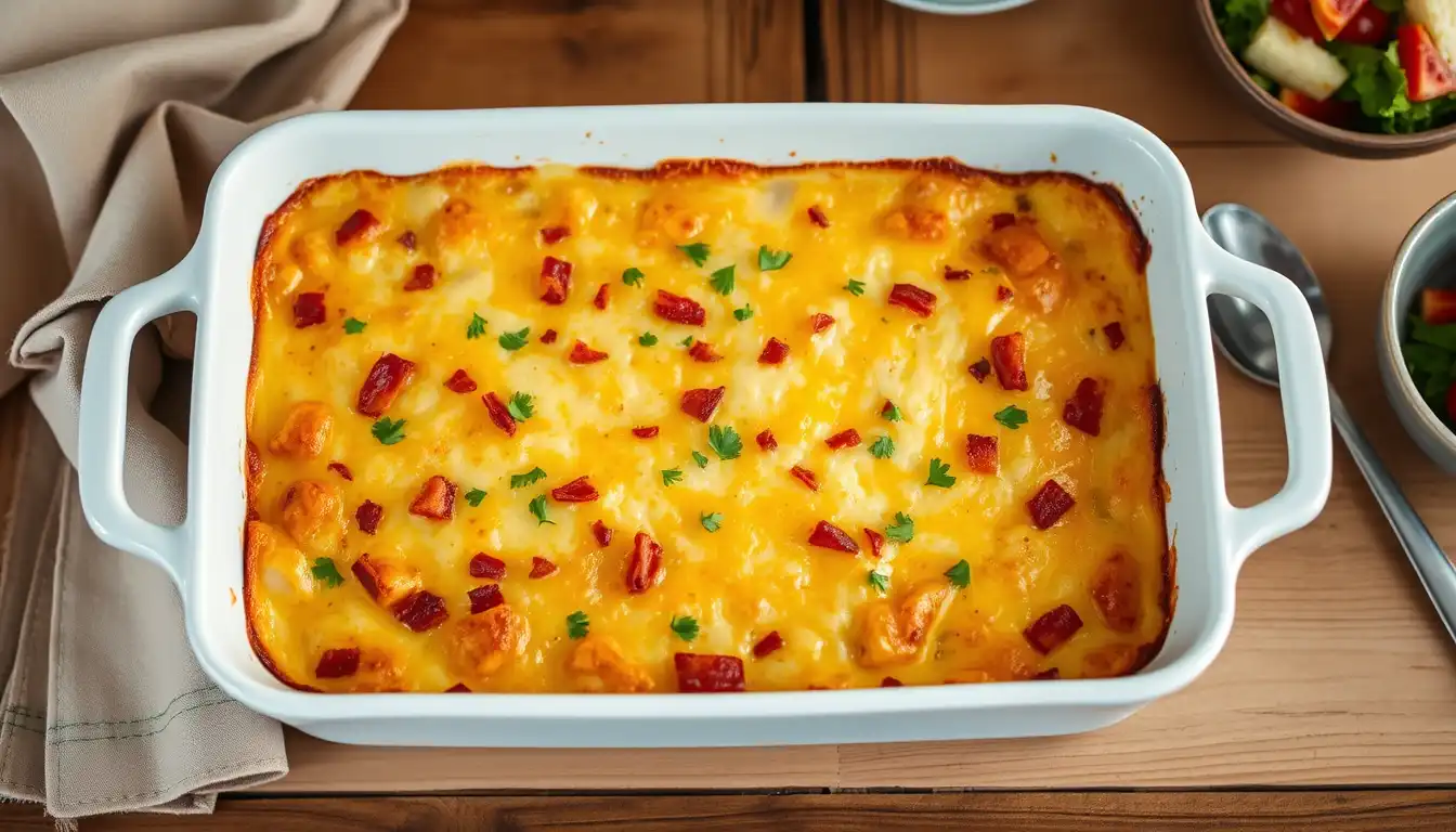 Chicken Beef Ranch Casserole