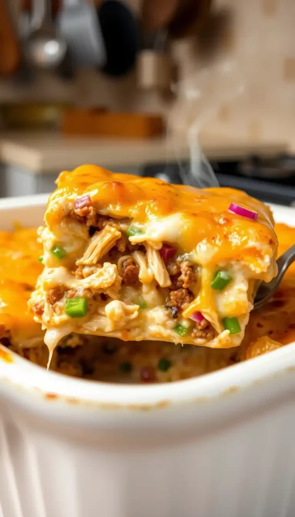 Chicken Beef Ranch Casserole