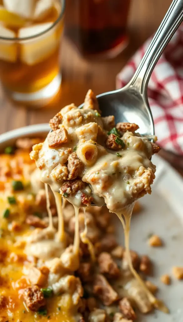 Chicken Beef Ranch Casserole