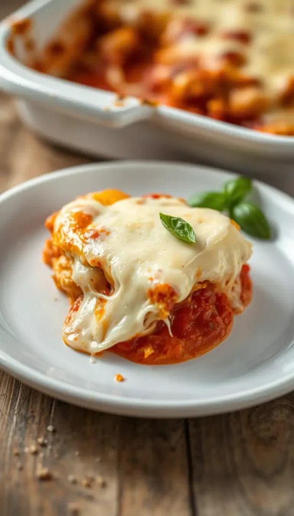 Cheesy Mozzarella Chicken Bake Recipe