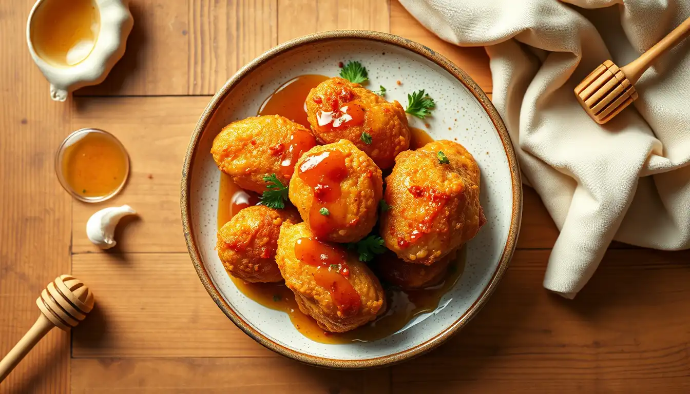 Double Crunch Honey Garlic Chicken Recipe