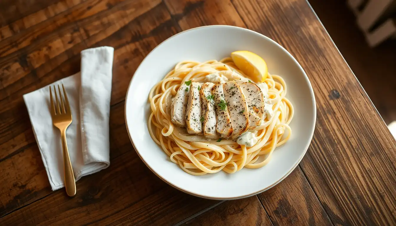 Chicken Fettuccine Alfredo