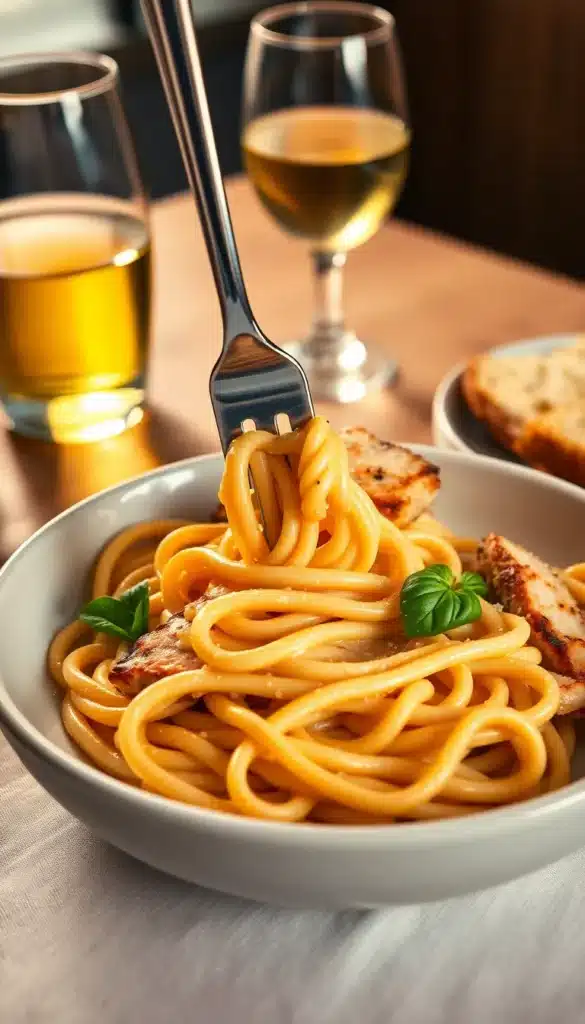 Chicken Fettuccine Alfredo
