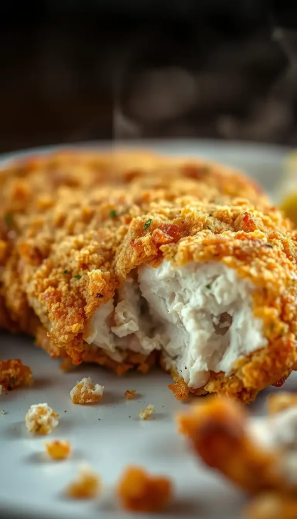 Crispy Baked Chicken Schnitzel