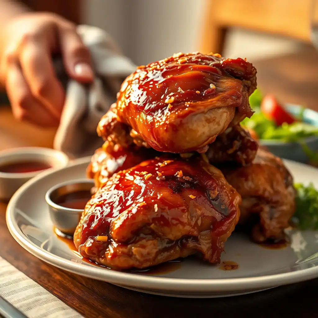 Sweet & Savory Garlic Brown Sugar Chicken Thighs