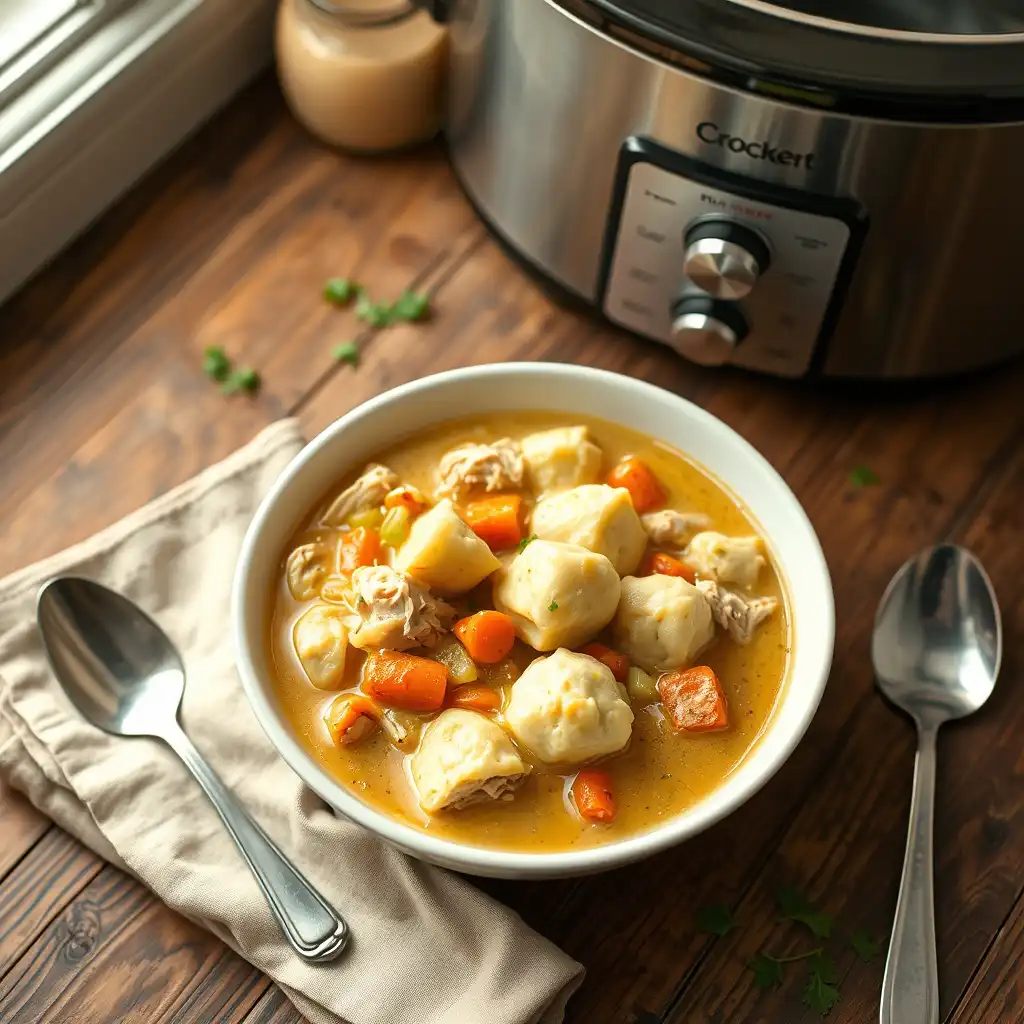 Crock Pot Chicken and Dumplings