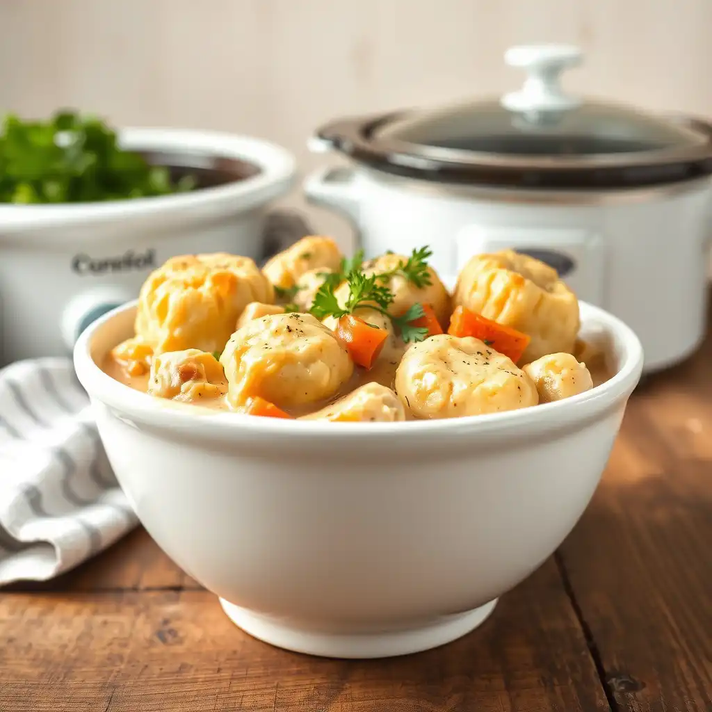 Crock Pot Chicken and Dumplings