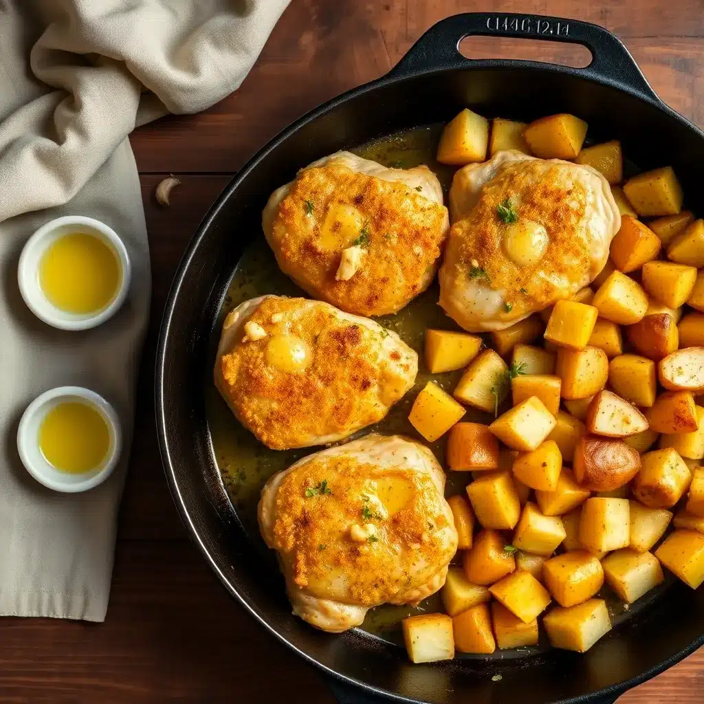 Garlic Parmesan Chicken and Potatoes