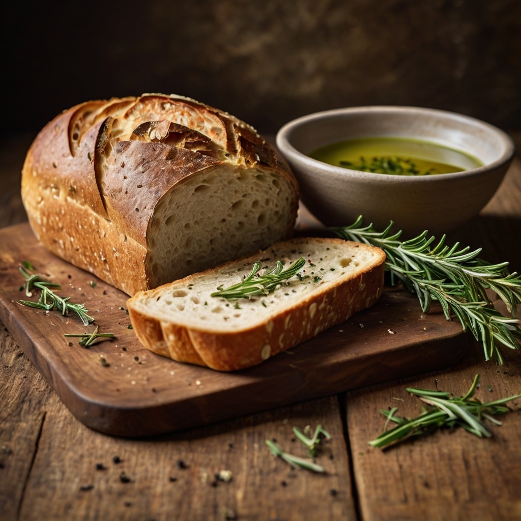 Olive Oil Dip with Warm Bread