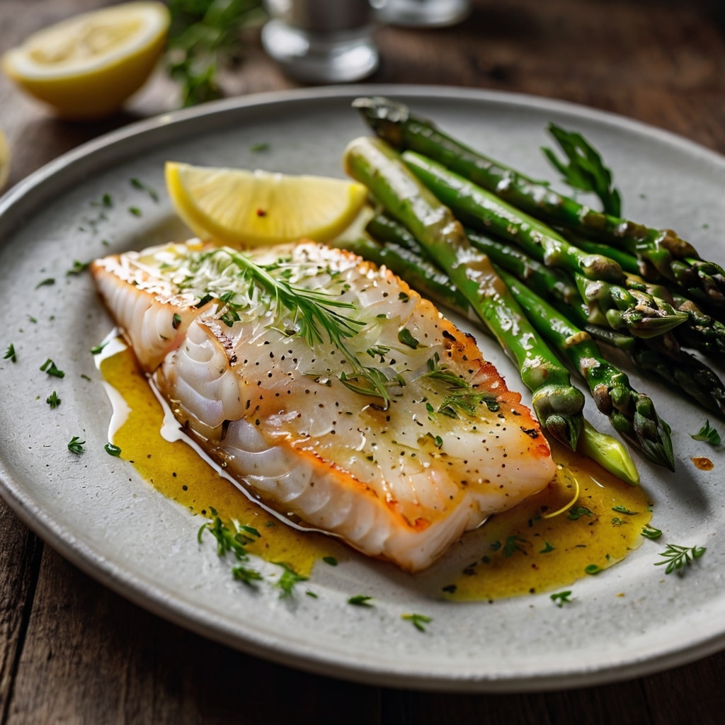 Lemon-Herb Baked Cod