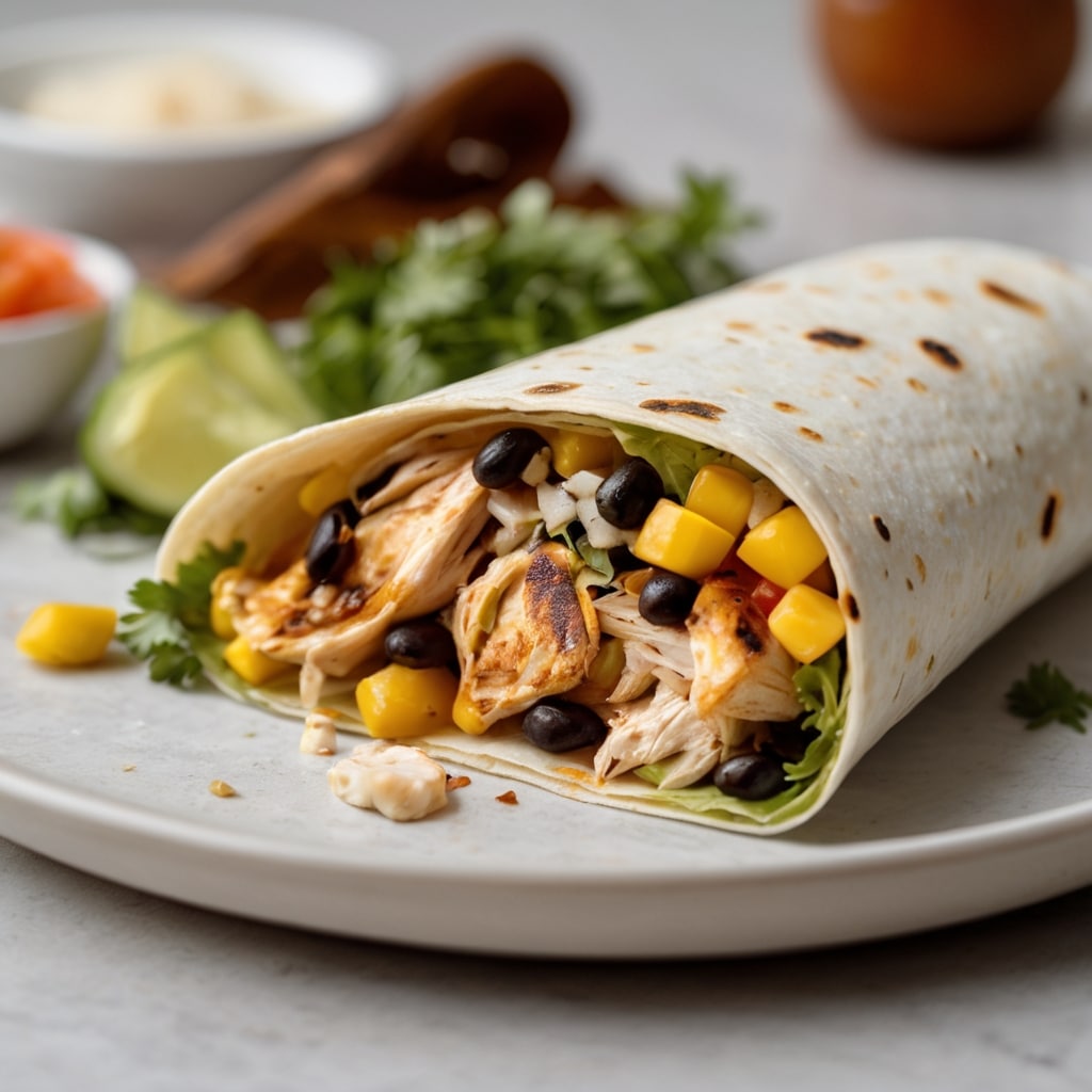 Easy Southwest Chicken Wrap Recipe