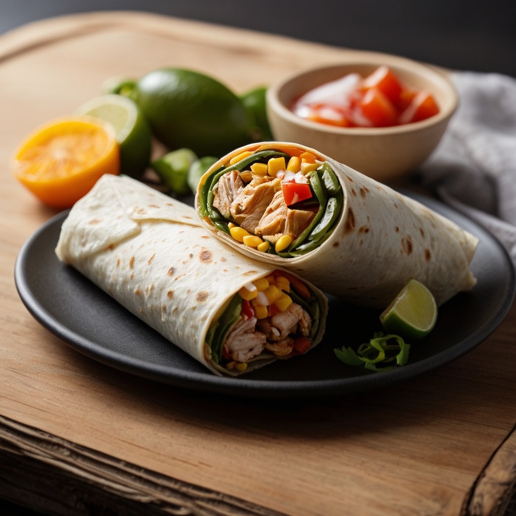 Easy & Healthy Chicken Wraps with a Southwest Kick!