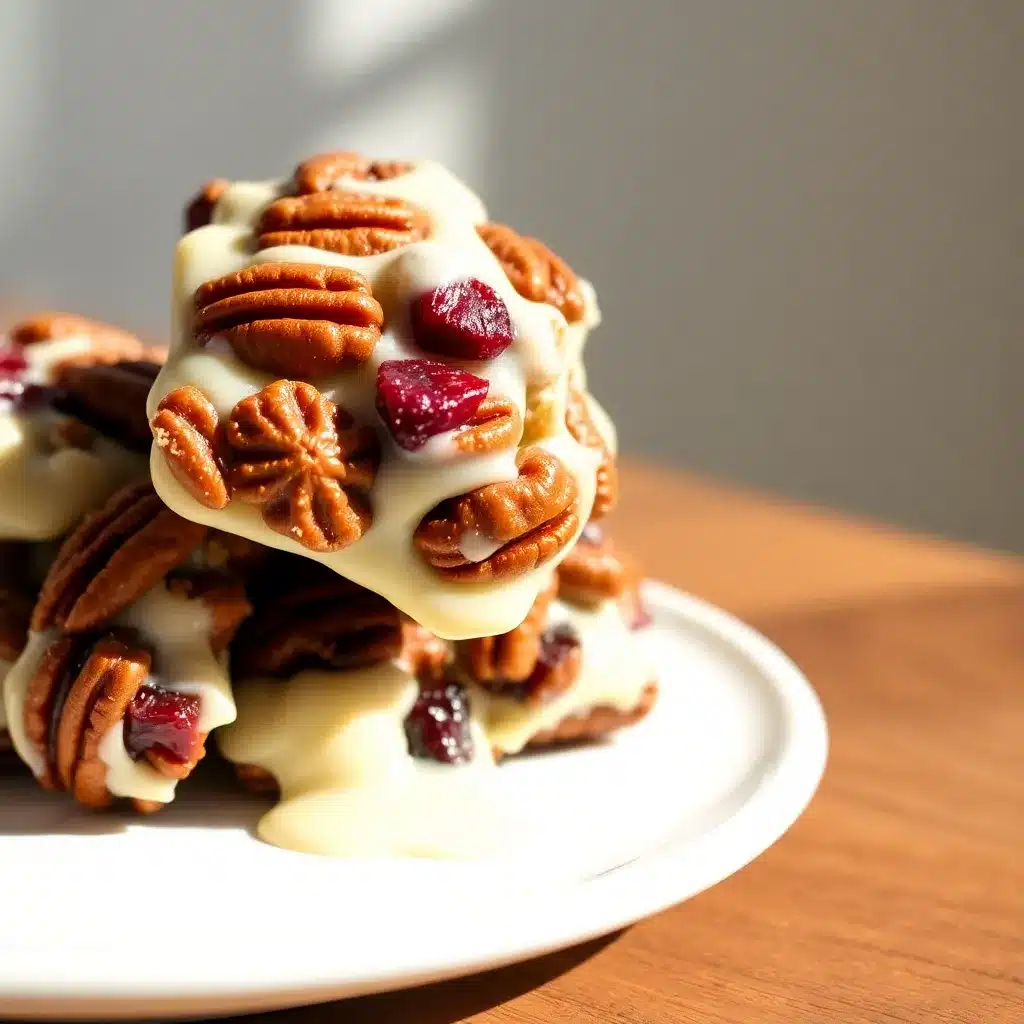 White Chocolate Cranberry Pecan Clusters