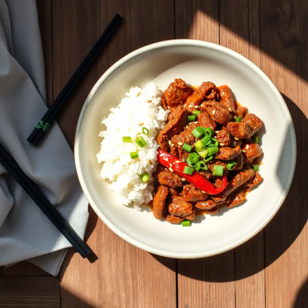 Sweet and Spicy Korean Beef
