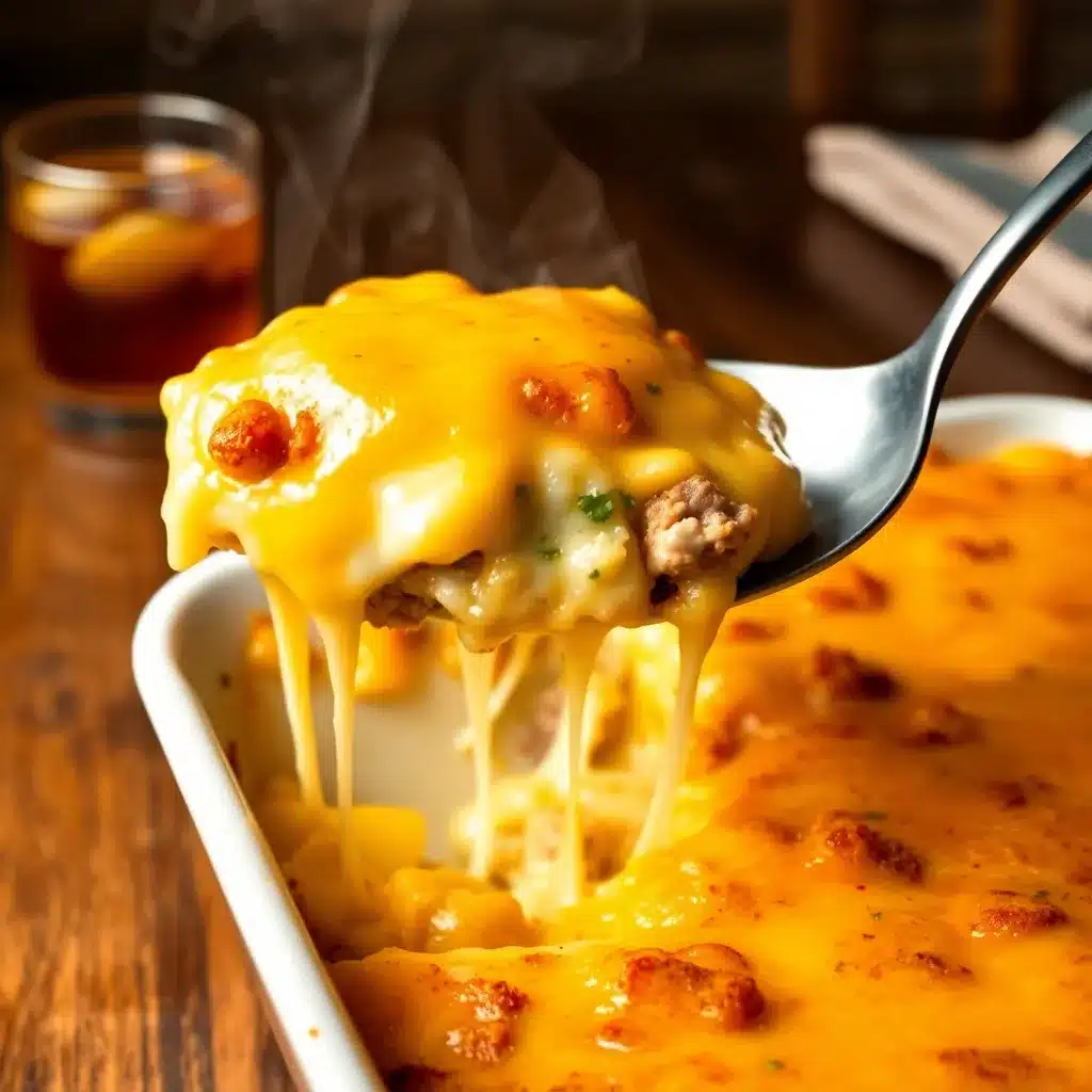 Cheesy Ground Beef and Potato Casserole