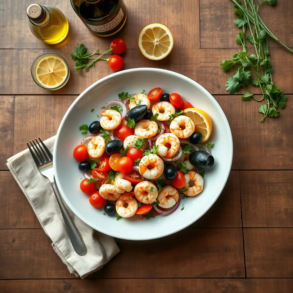 Zesty Italian Seafood Salad