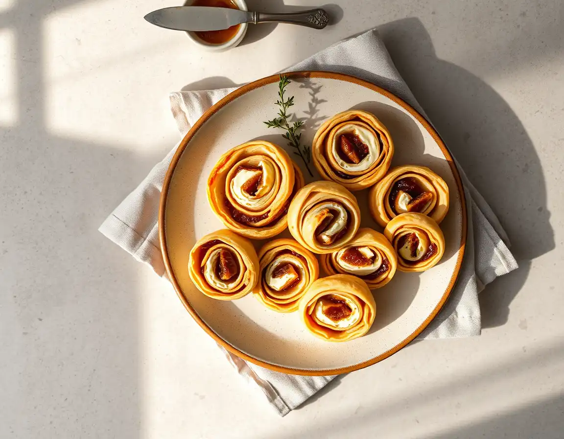 Fig and Goat Cheese Pinwheels