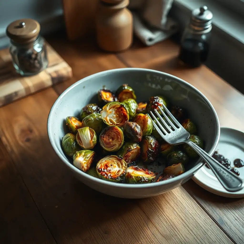 Balsamic Roasted Brussels Sprouts Recipe