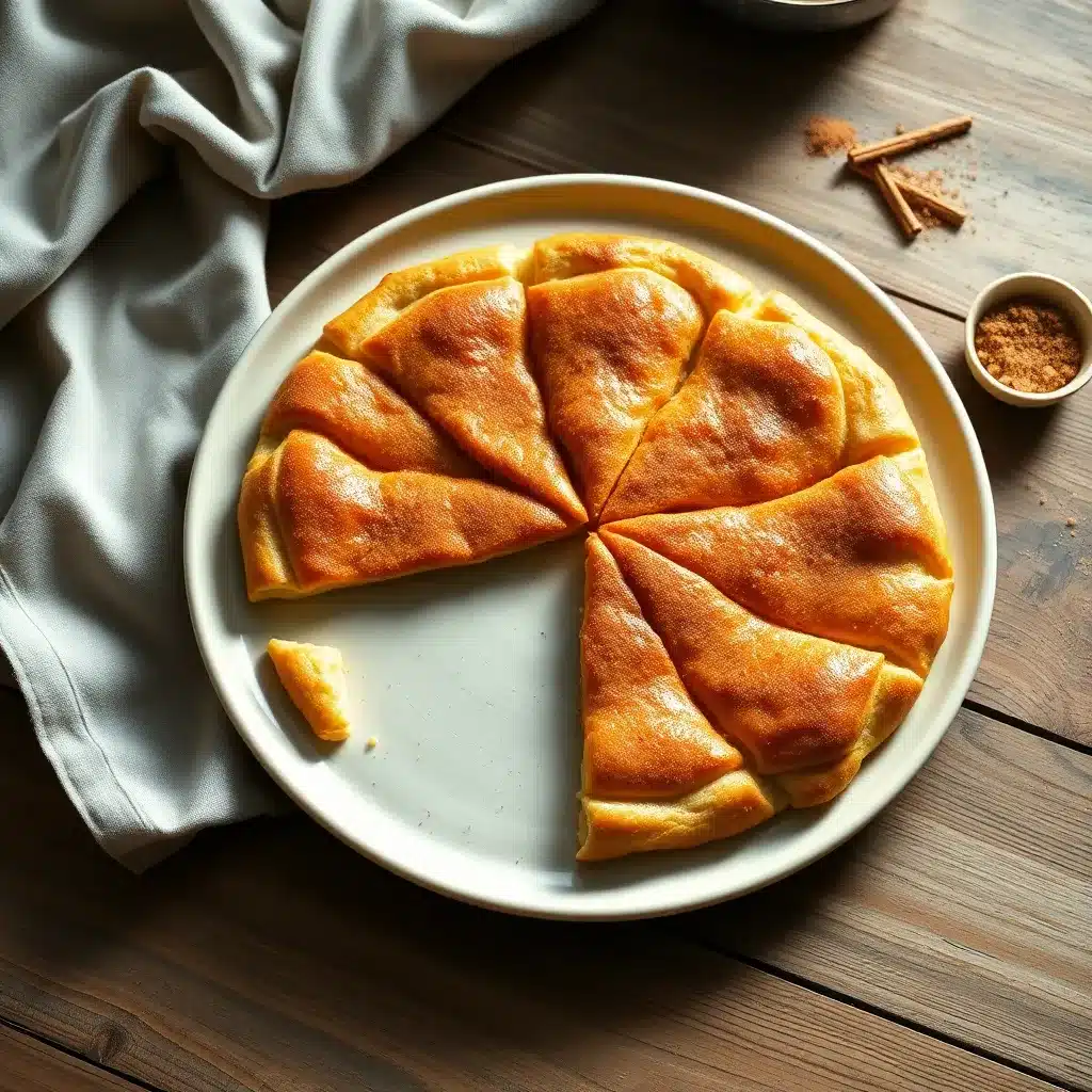 Cinnamon-Sugar Pizza Made with Crescent Rolls
