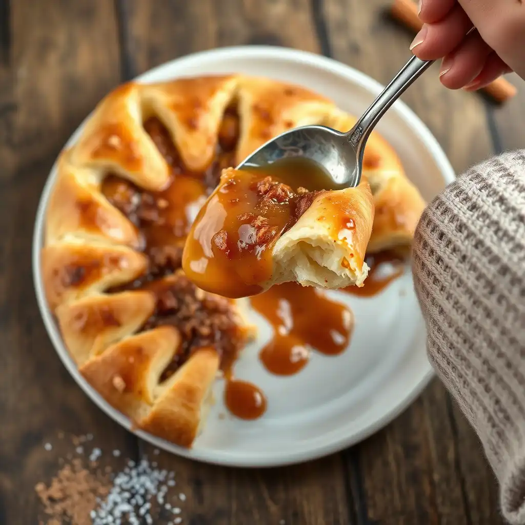 Cinnamon-Sugar Pizza Made with Crescent Rolls