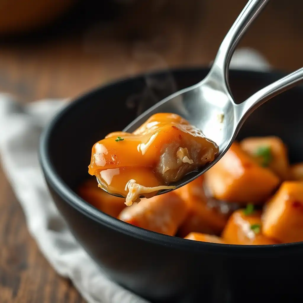 Honey Butter Garlic Glazed Salmon Bites