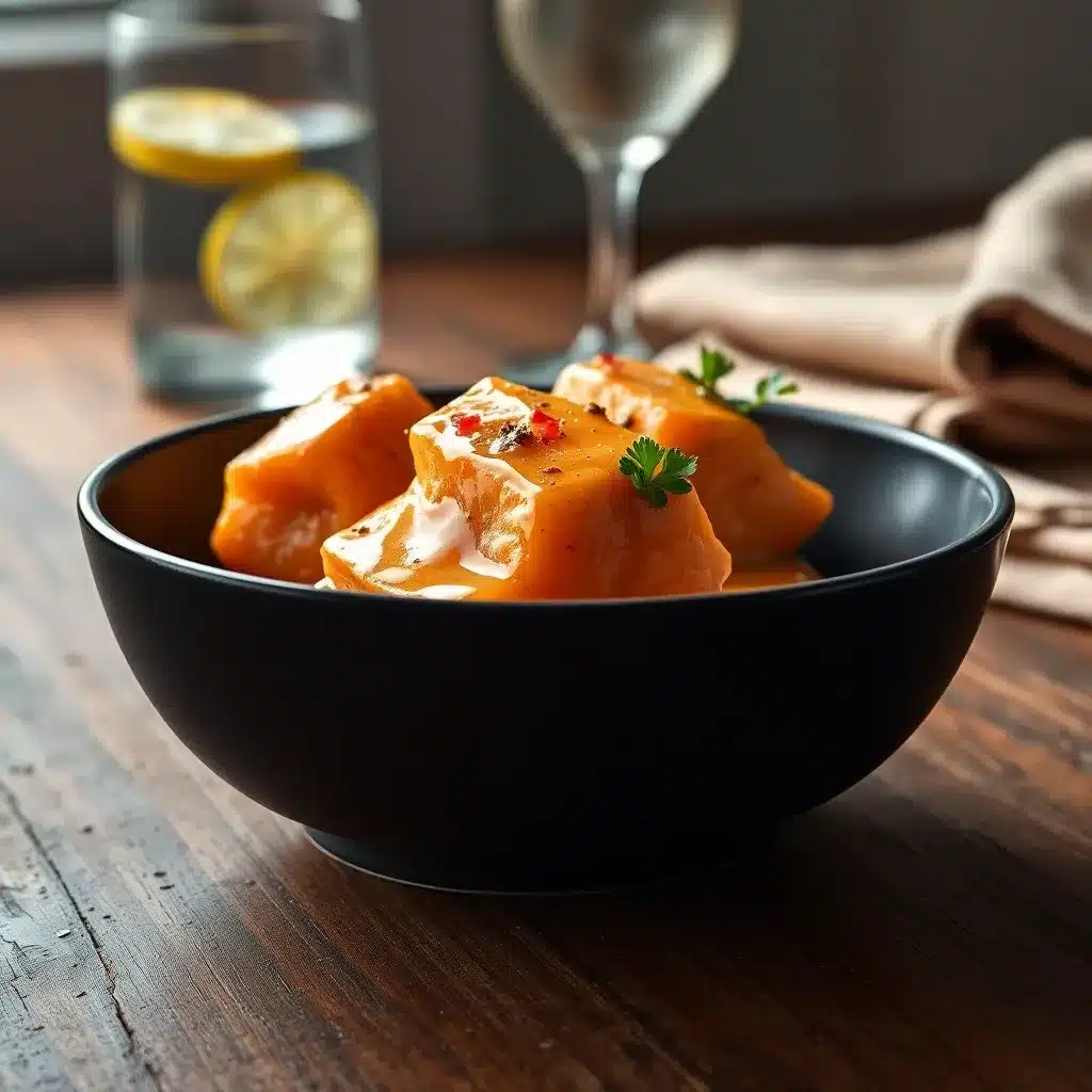 Honey Butter Garlic Glazed Salmon Bites