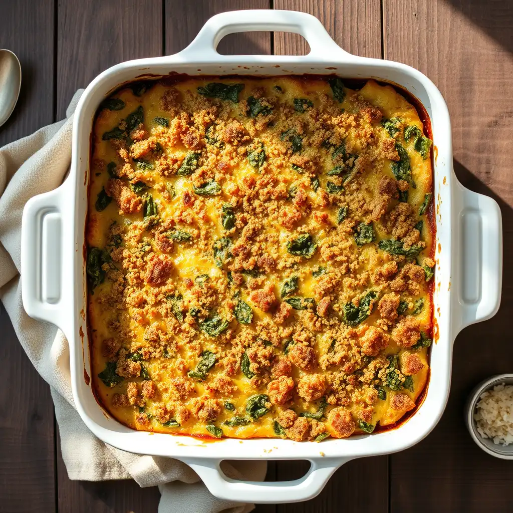 Baked Spinach Casserole